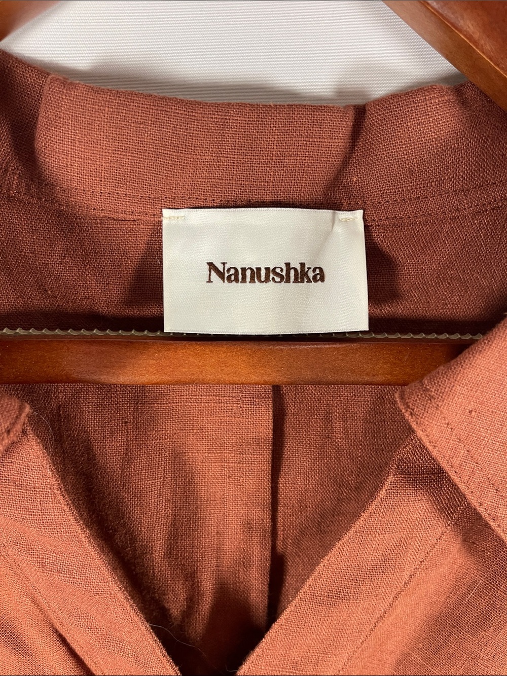 Nanushka Taiga Shirt Dress Size M - Picture 4 of 9